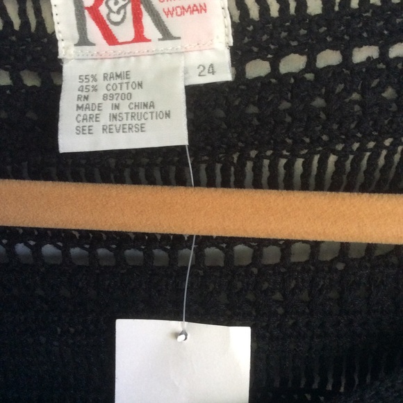 Crochet button up cardigan Size 24 - Picture 2 of 4